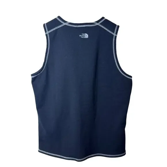 Men’s Fleece Tank Top with Embroidered Logo and brand tag The North Face - Picture 2 of 6